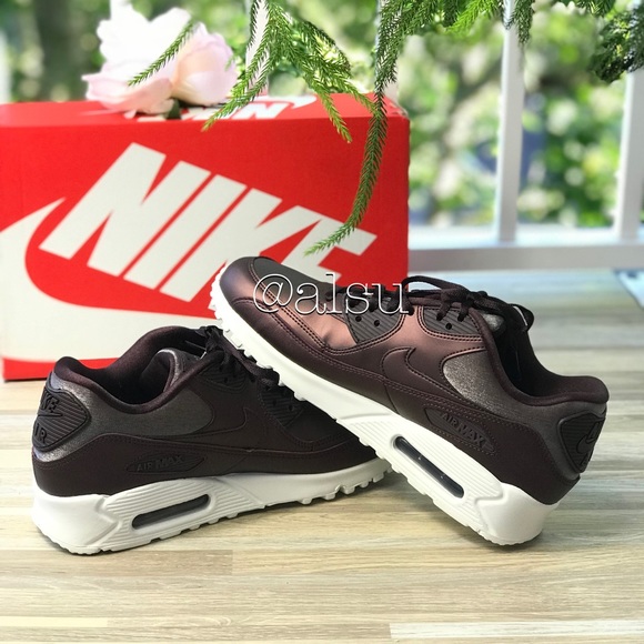 NWT Nike Air Max 90 PRM MTLC Manogany WMNS - Picture 7 of 7